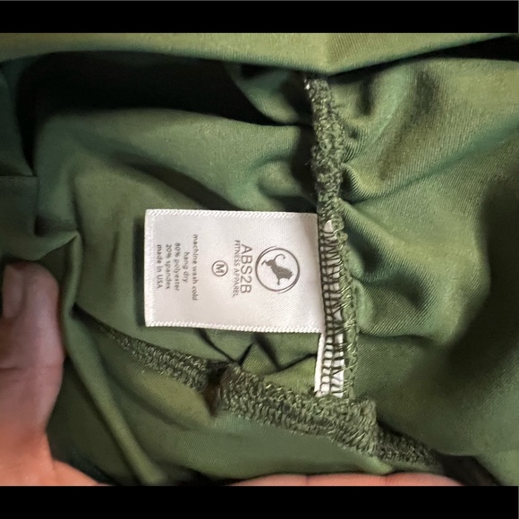 ABS2BE olive/army green with scrunch booty - Picture 3 of 3